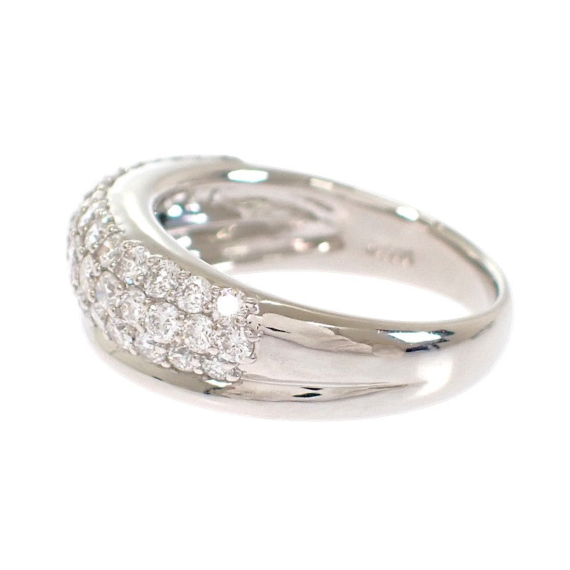 Designer Jewelry Ring Size 11 Pt900 Platinum Diamond Ladies [Used] [A Rank]