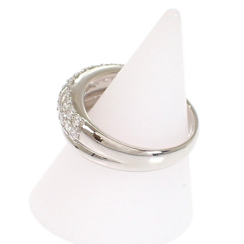 Designer Jewelry Ring Size 11 Pt900 Platinum Diamond Ladies [Used] [A Rank]