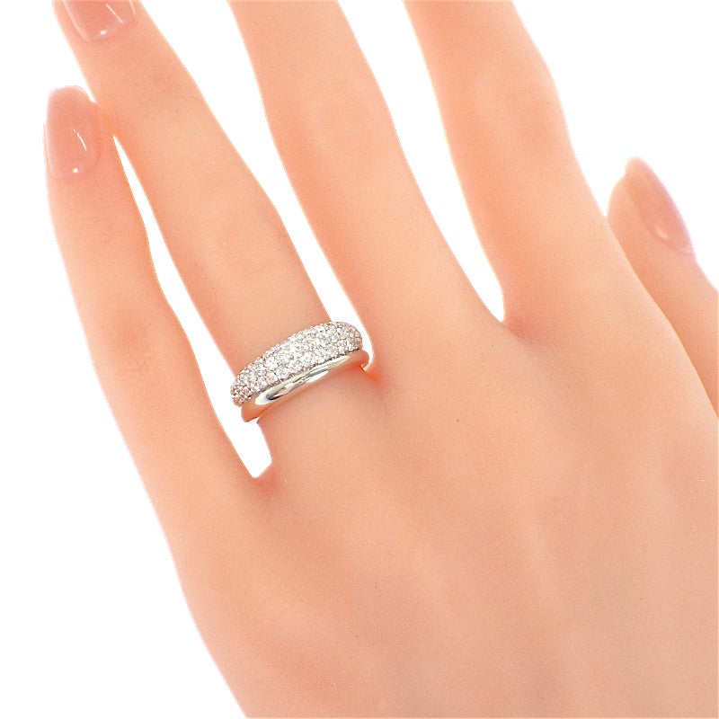 Designer Jewelry Ring Size 11 Pt900 Platinum Diamond Ladies [Used] [A Rank]