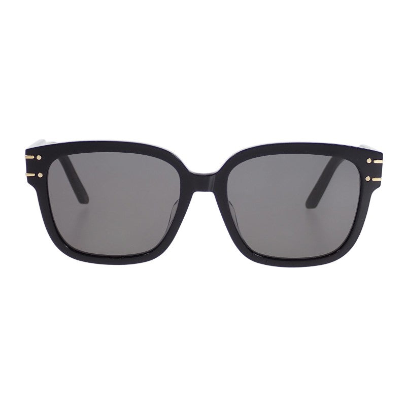 ディオール Dior DiorSignature サングラス NSGTS7FXR_10A0 サングラス アセテート ブラック グレー ゴールド金具 レディース メンズ ユニセックス【中古】【Aランク】