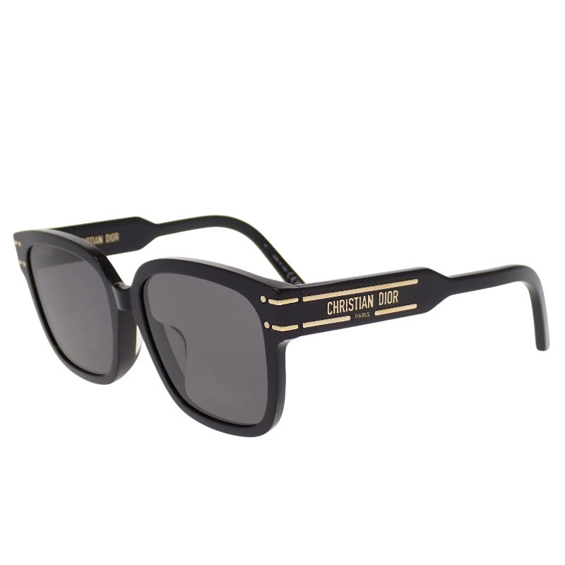 クリスチャンディオール Christian Dior DiorSignature サングラス NSGTS7FXR_10A0 ブラック ゴールド ユニセックス【中古】【Aランク】 クリスチャンディオール Christian Dior DiorSignature サングラス