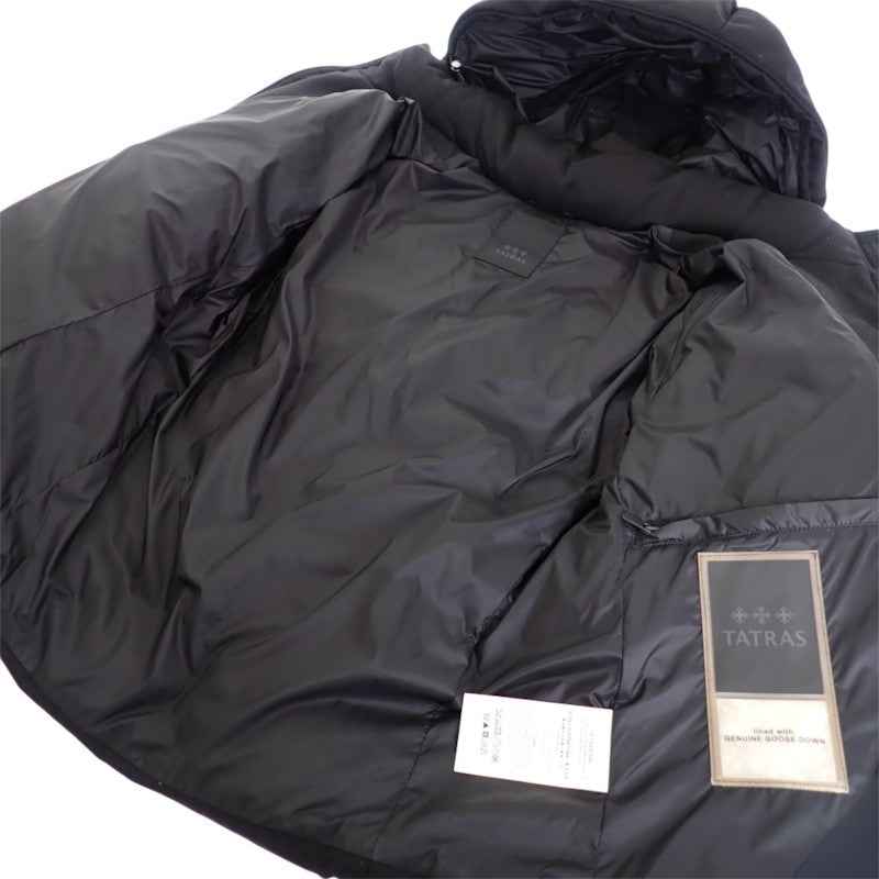 タトラス TATRAS AGORDO アゴルド 1 MTKE21A4148-D ダウンジャケット ウール ダウン90%/フェザー10％ ブラック メンズ【中古】【Bランク】