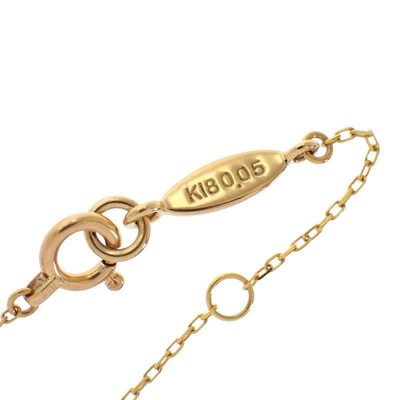 アーカー AHKAH クロスパヴェ VC0155010100 ネックレス K18イエローゴールド ダイヤモンド レディース【中古】【Aランク】