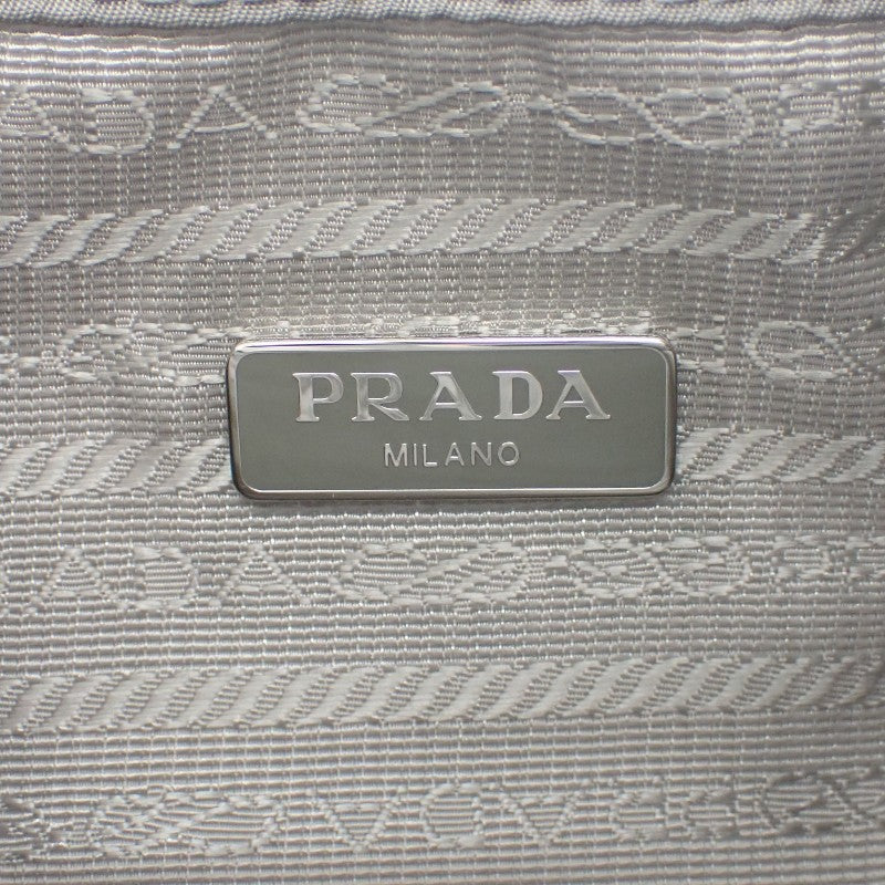 プラダ PRADA Re-Nylon 1NS369_R067_F0424 ポーチ ナイロン クラウディグレー レディース【中古】【Aランク】