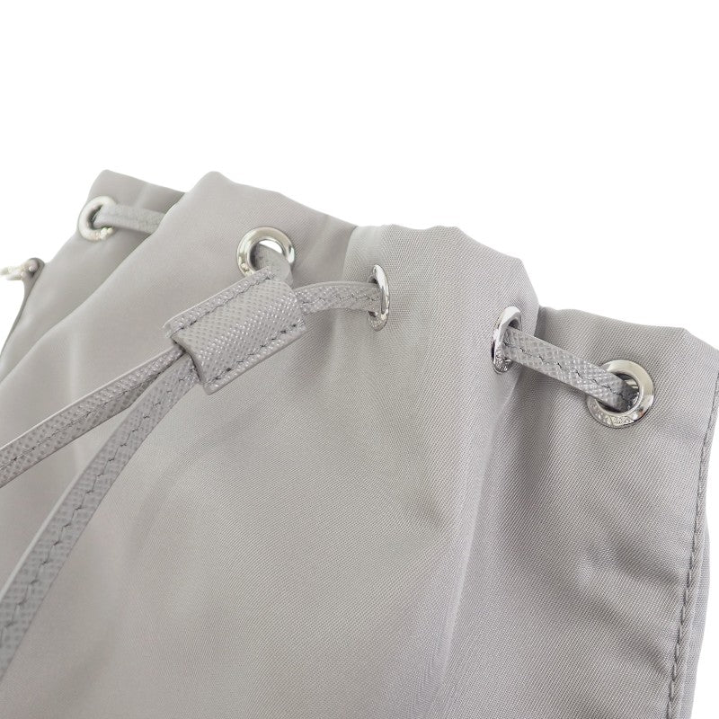 プラダ PRADA Re-Nylon 1NS369_R067_F0424 ポーチ ナイロン クラウディグレー レディース【中古】【Aランク】