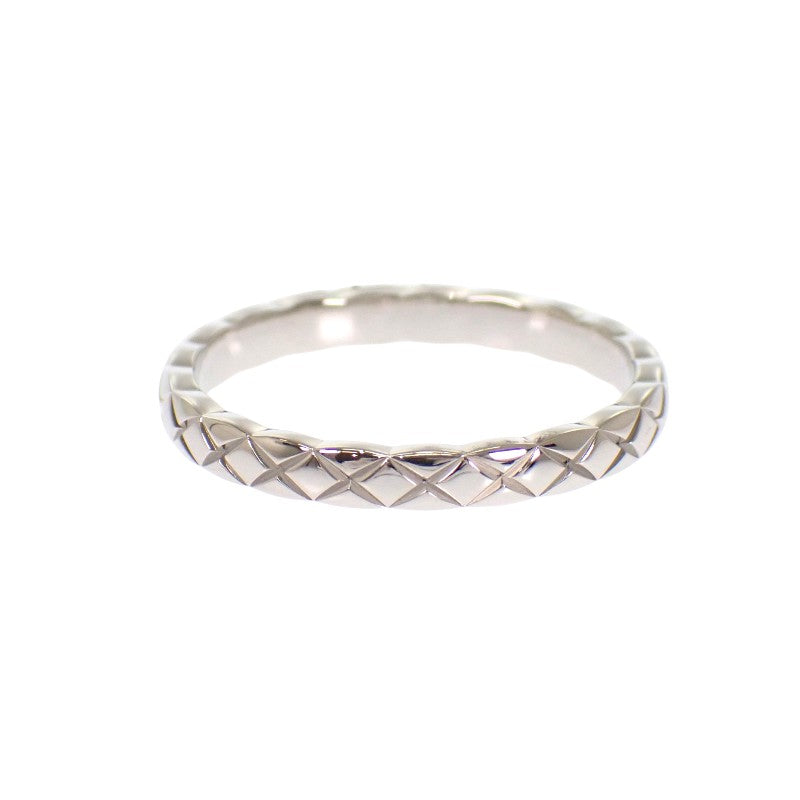 Chanel Coco Crush Small Ring Pt950 Platinum Diamond #60 J11354 Men's Ladies' [Used] [A Rank]