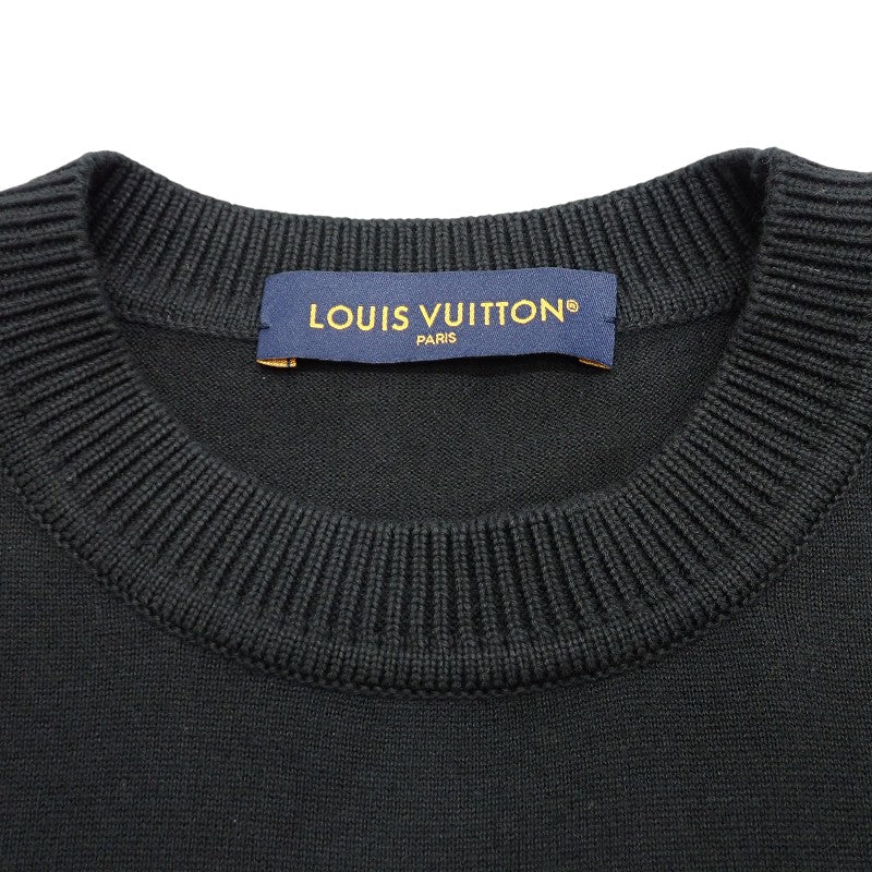 ルイヴィトン LOUIS VUITTON シグネチャー ロゴ ニットTシャツ 23SS L