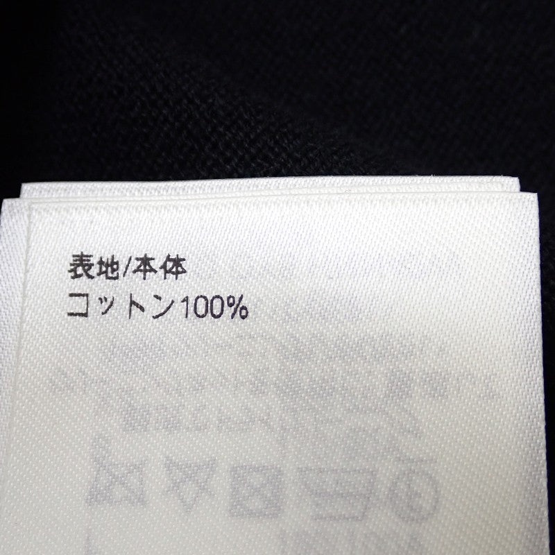 Louis Vuitton Signature Logo Knit T-shirt 23SS L Short-sleeved T-shirt Cotton Black Men's [Used] [Rank AB]