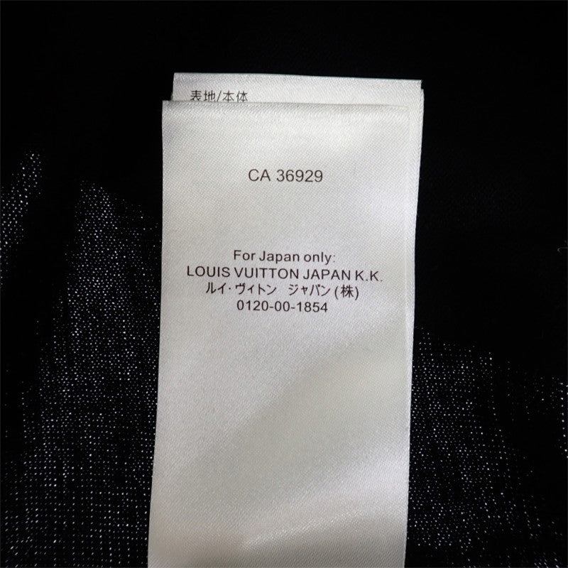 ルイヴィトン LOUIS VUITTON ロングスリーブコットンクルーネック L 1AGKMK ニット コットン ブラック メンズ【中古】【ABランク】