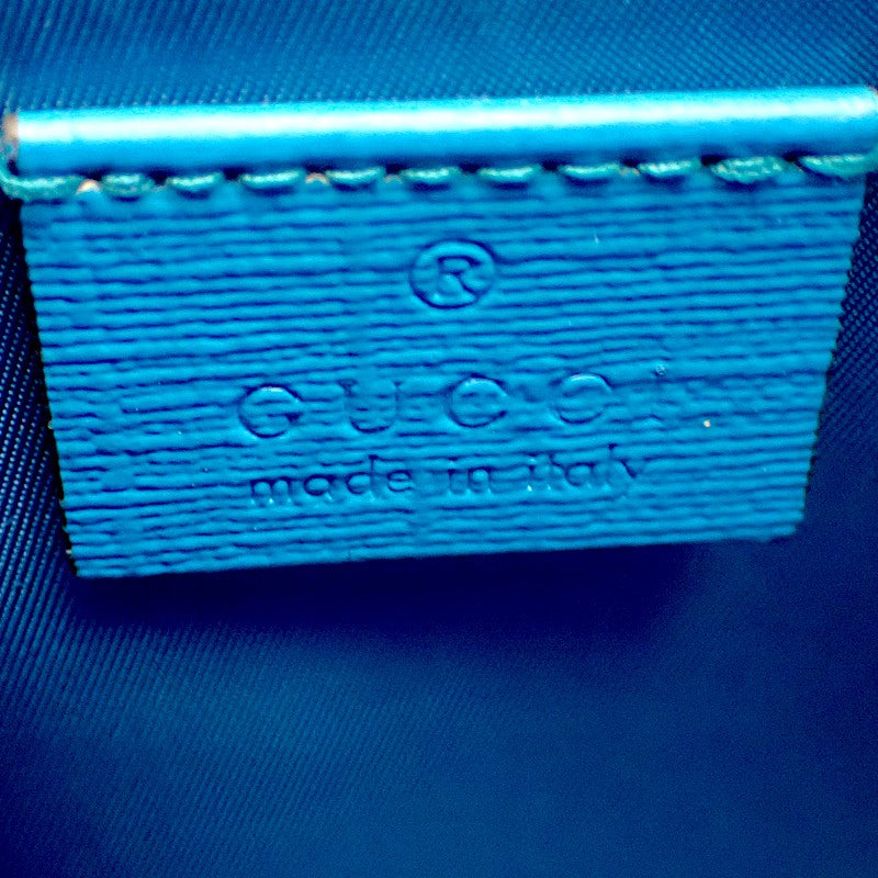 グッチ GUCCI GG トートバッグ ‎605831 FAFNQ 8576 トートバッグ ナイロン PU ベージュ ダークブラウン ブルー レディース キッズ【中古】【ABランク】
