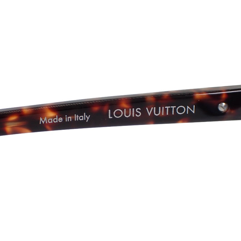 Louis Vuitton Olivier Eyewear Z0792E Sunglasses Plastic Tortoiseshell Pattern Blue 57□16 145 Women's [Used] [AB Rank]