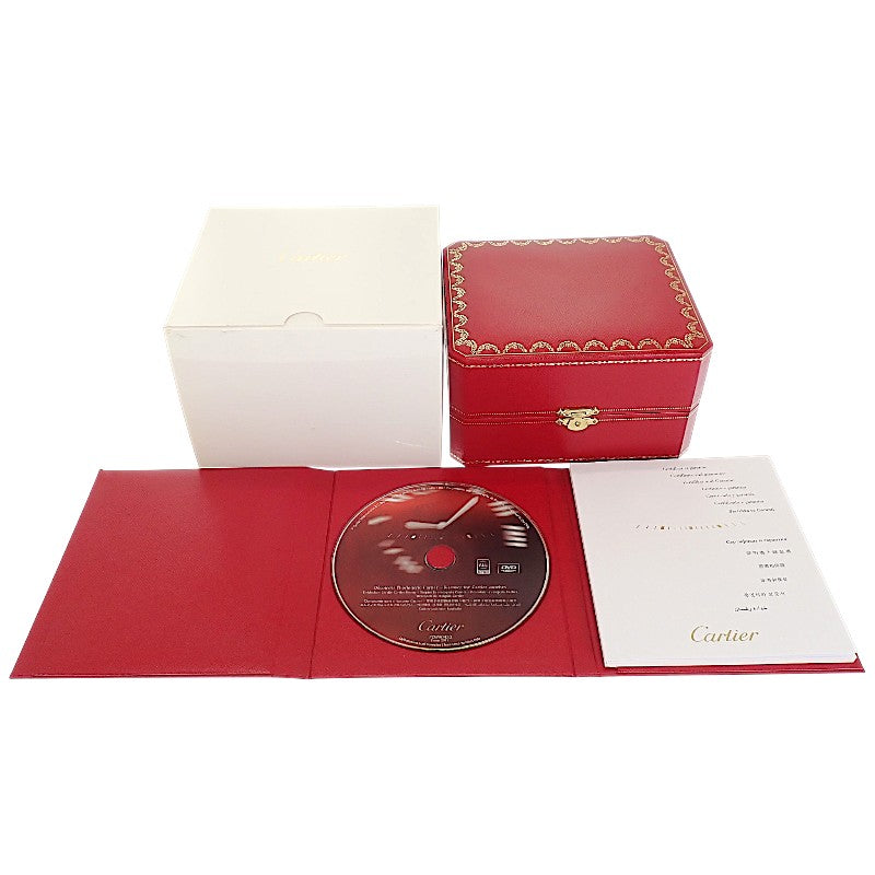 カルティエ CARTIER バロンブルー 2タイムゾーン W6920011 腕時計 ステンレススチール シルバー スイス製クオーツ ホワイト文字盤 メンズ【中古】【Aランク】