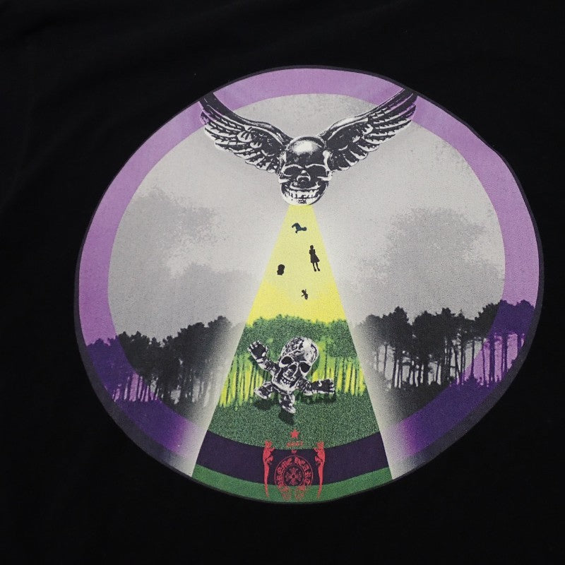 クロムハーツ CHROME HEARTS FOTI UFO Tシャツ M 2212-304-0794-0990 半袖Ｔシャツ コットン ブラック メンズ【中古】【Aランク】