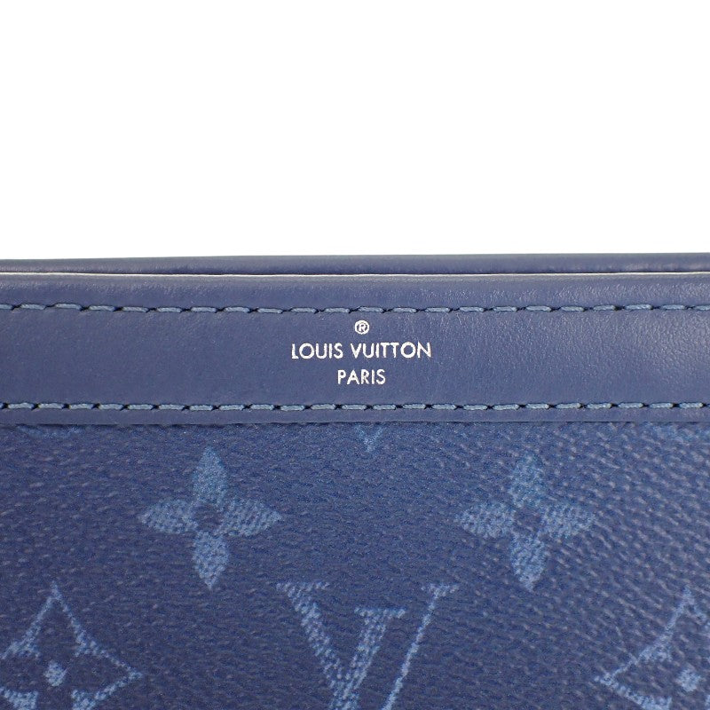 Louis Vuitton Gaston Wearable Wallet M11544 Long Wallet Monogram Gradient Navy Men's [Used] [A Rank]