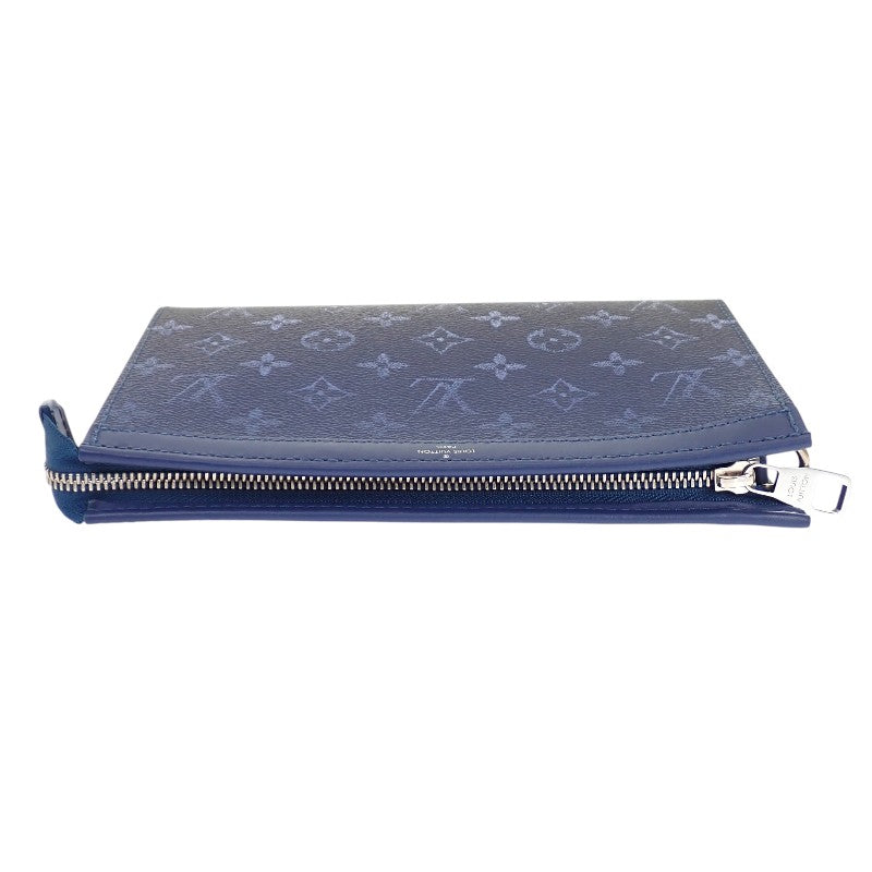 Louis Vuitton Gaston Wearable Wallet M11544 Long Wallet Monogram Gradient Navy Men's [Used] [A Rank]