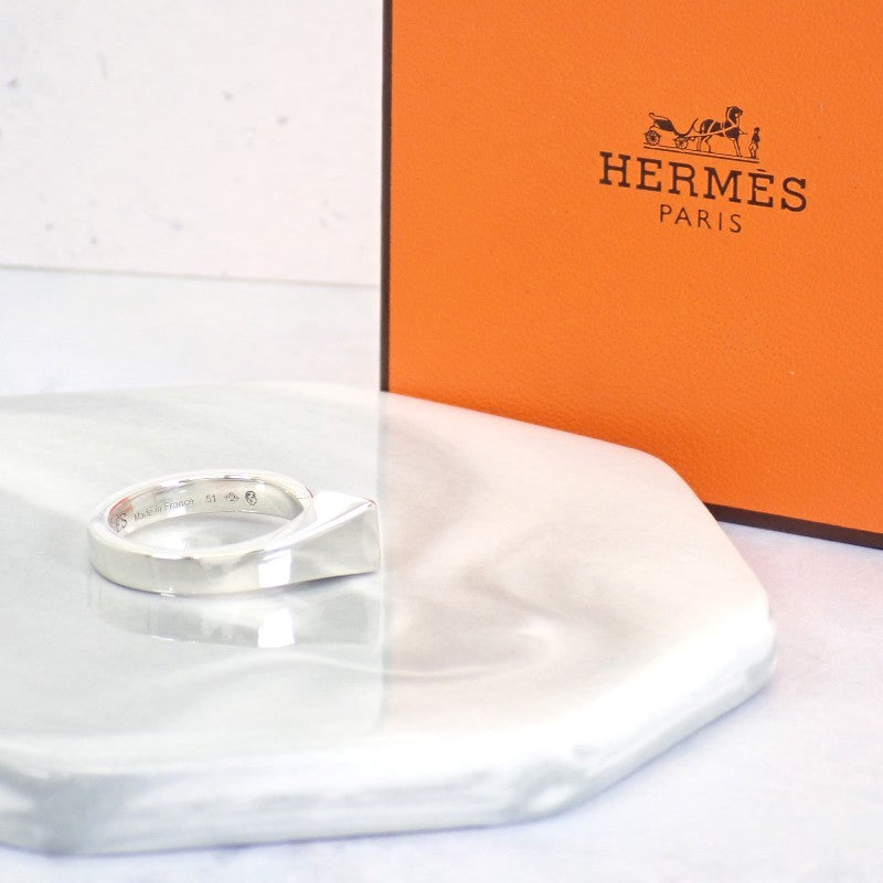 エルメス HERMES クルードフォルジュ PM 11号 H122611B リング シルバー925 レディース【中古】【Aランク】
