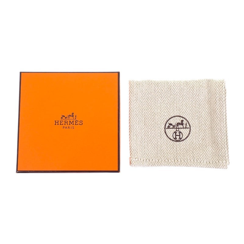 HERMES Click H Bracelet H700001FO_19PM Bangle Metal Enamel Beige Marron Glace Women's [Used] [Rank AB]