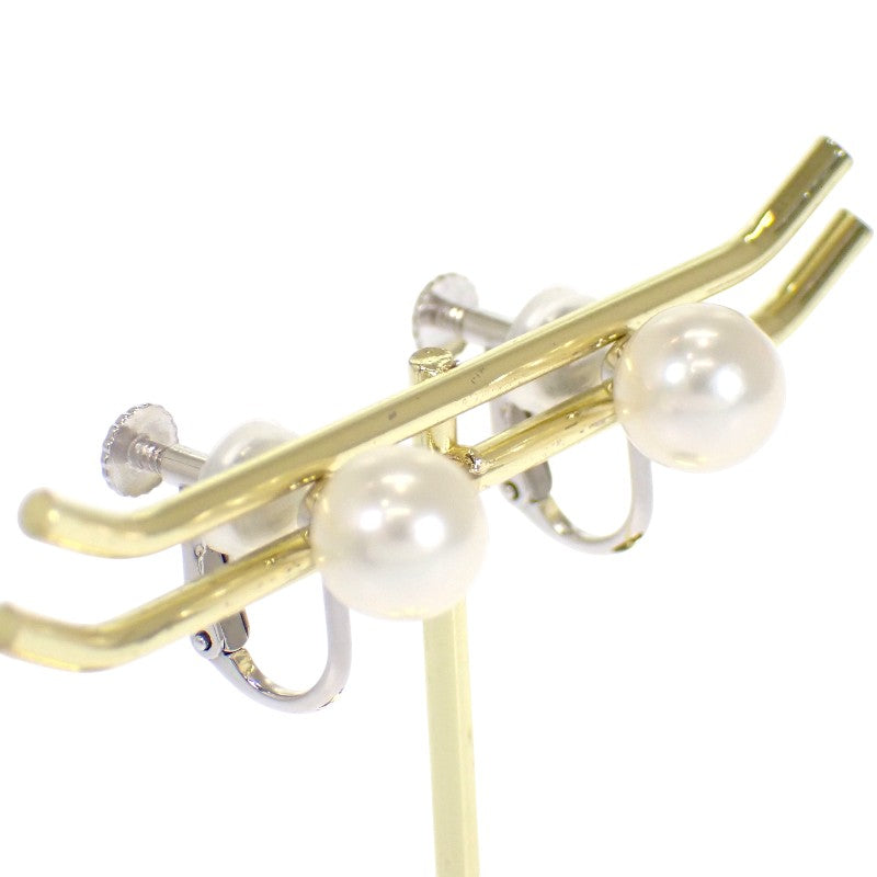 TASAKI Pearl E-UC700-18KWG Earrings K18 White Gold Pearl Ladies [Used] [A Rank]