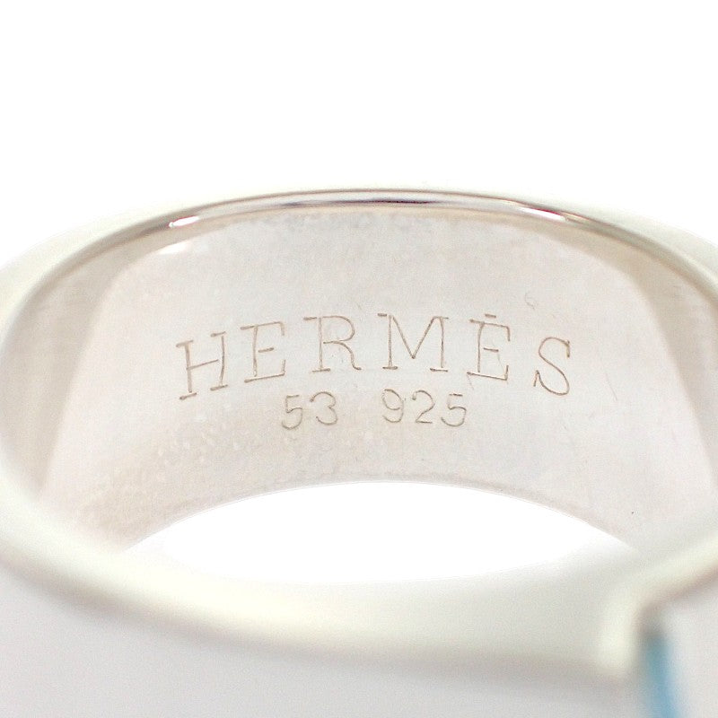 エルメス HERMES キャンディリング ヴィンテージ リング シルバー925 シルバー ブルー レディース メンズ【中古】【Aランク】