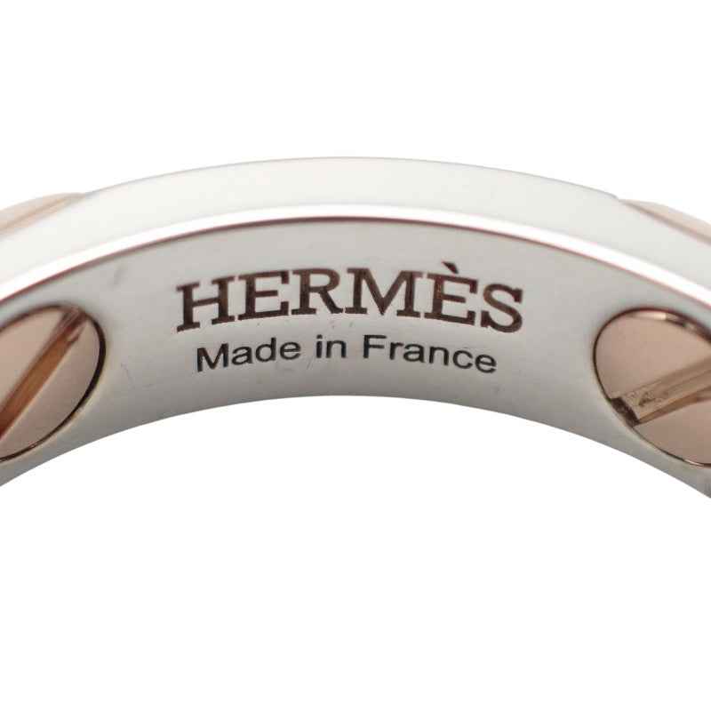 エルメス HERMES クルー・ドゥ・H 11号 H123646B リング K18ピンクゴールド シルバー925 レディース メンズ【中古】【Aランク】
