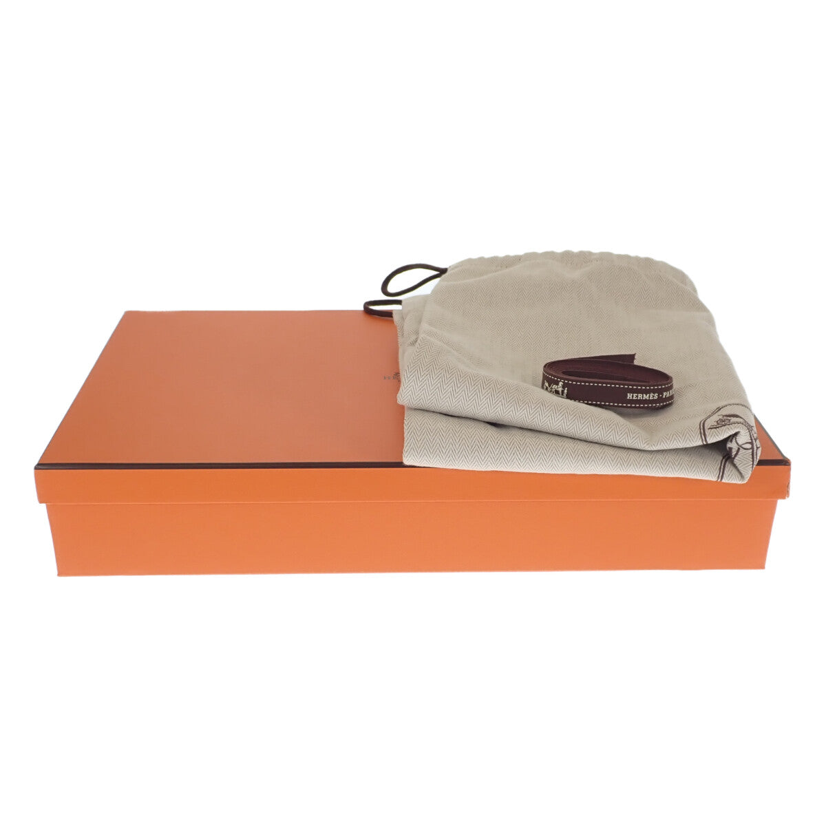 エルメス HERMES サントノーレチャーム 58 H212010N_GF58 ベレー帽 カシミヤ レザー CHARBON グレー レディース【中古】【SAランク】