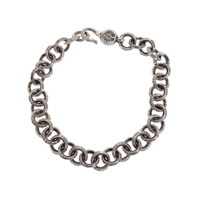 クロムハーツ CHROME HEARTS シングルBリングブレス ブレスレット シルバー925 メンズ【中古】【ABランク】