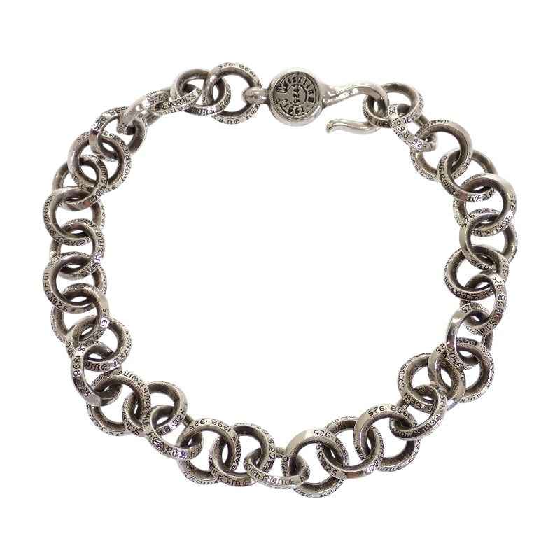クロムハーツ CHROME HEARTS シングルBリングブレス ブレスレット シルバー925 メンズ【中古】【ABランク】