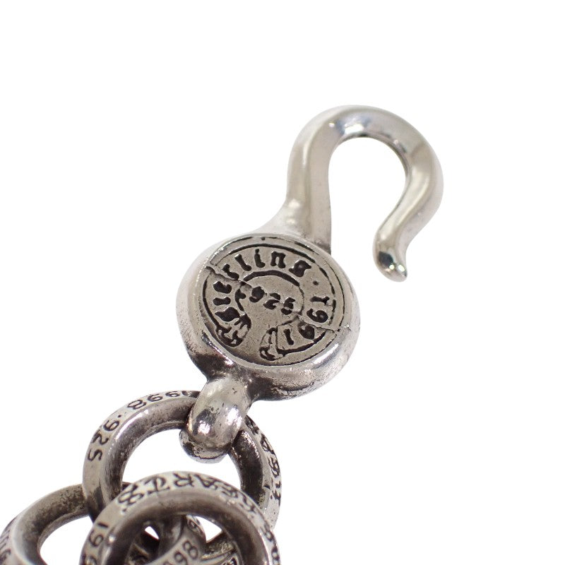 クロムハーツ CHROME HEARTS シングルBリングブレス ブレスレット シルバー925 メンズ【中古】【ABランク】