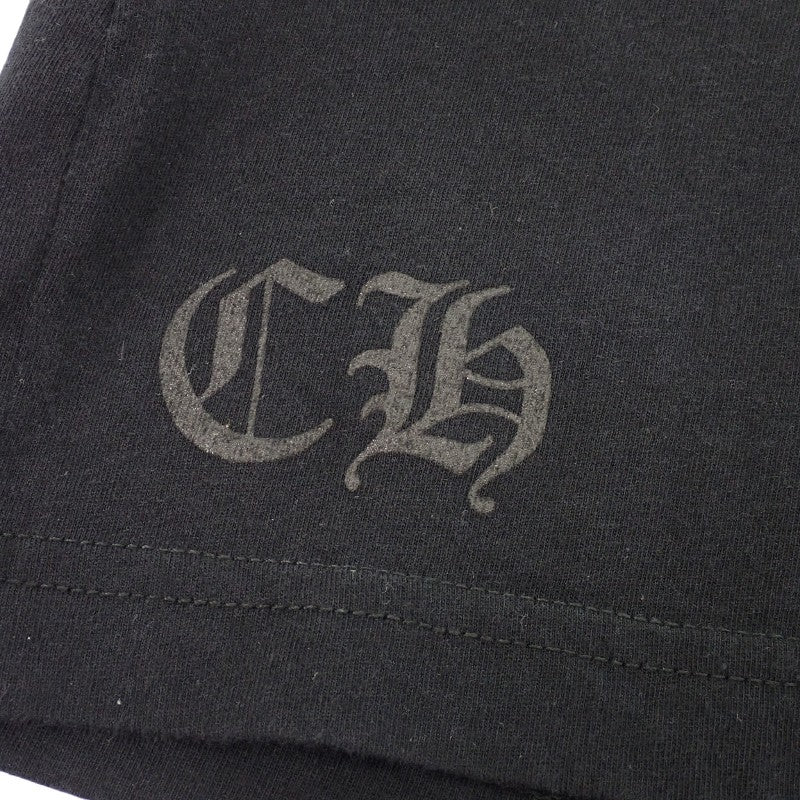 CHROME HEARTS Multi Cross Cemetery Top S 408129111-983 Short Sleeve T-shirt Cotton Black Multi-color Men's [Used] [A Rank]