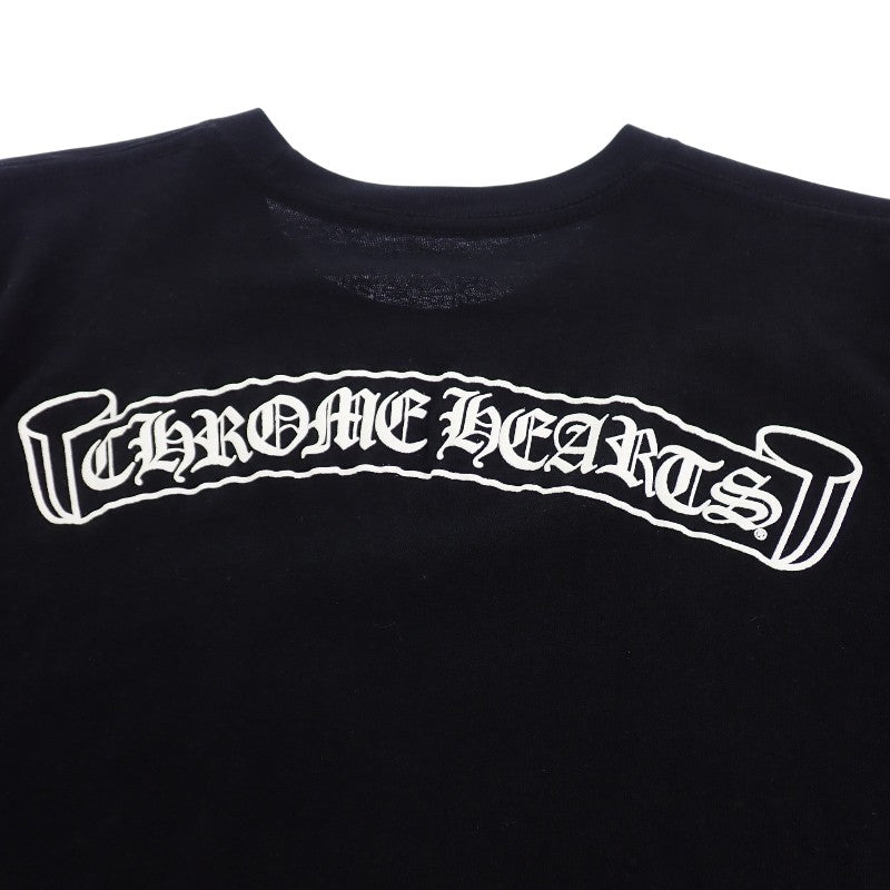 CHROME HEARTS Multi Cross Cemetery Top S 408129111-983 Short Sleeve T-shirt Cotton Black Multi-color Men's [Used] [A Rank]