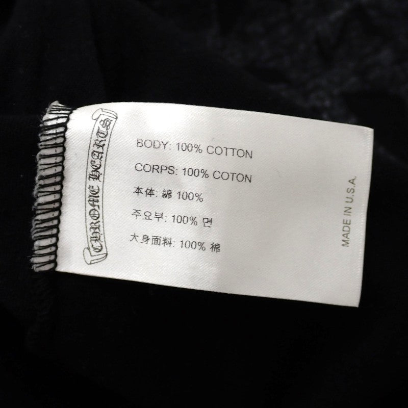 CHROME HEARTS Multi Cross Cemetery Top S 408129111-983 Short Sleeve T-shirt Cotton Black Multi-color Men's [Used] [A Rank]
