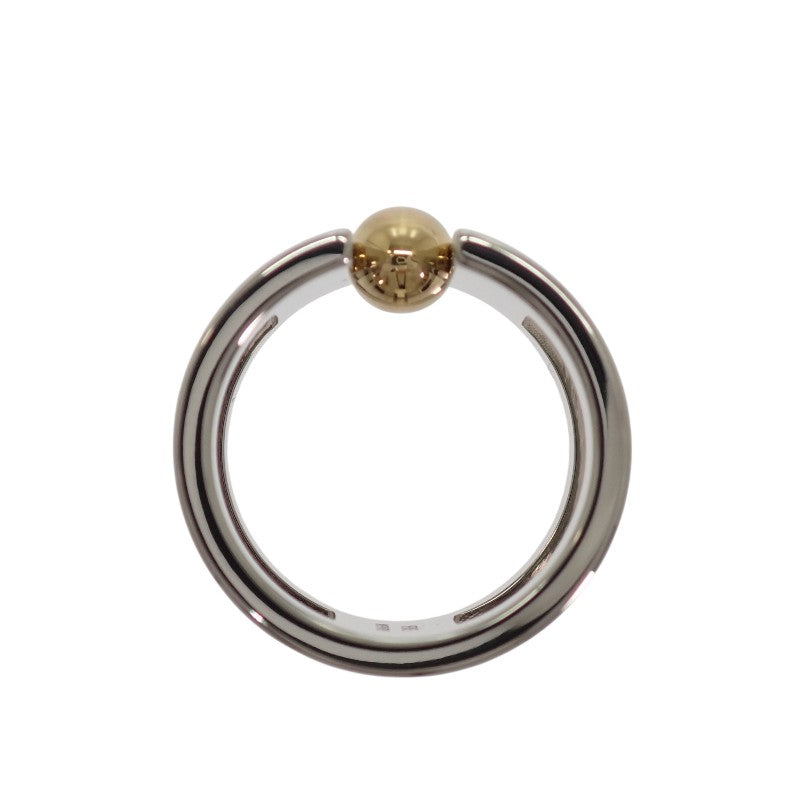 HERMES H Perle H603294S 00 Scarf Ring Metal Silver Women's [Used] [A Rank]