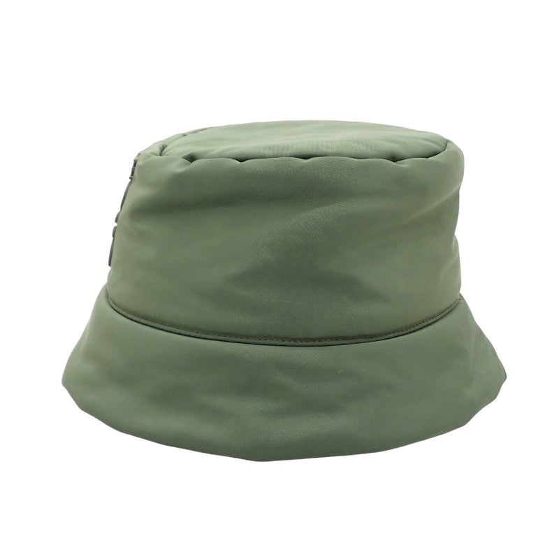 LOEWE Puffer Bucket Hat K820HB1X63 Other Hats Polyester Nylon Khaki Men's Women's [Used] [A Rank]