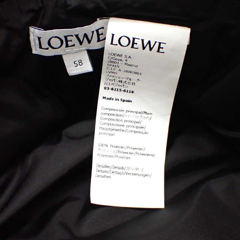 LOEWE Puffer Bucket Hat K820HB1X63 Other Hats Polyester Nylon Khaki Men's Women's [Used] [A Rank]