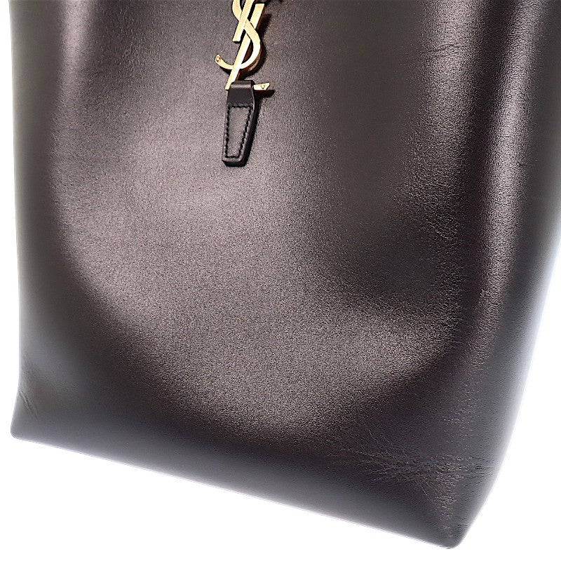 SAINT LAURENT LE 37 7428282R20W1000 2-way bag Handbag Shoulder Bag Calf Black Gold hardware Ladies [Used] [AB rank]