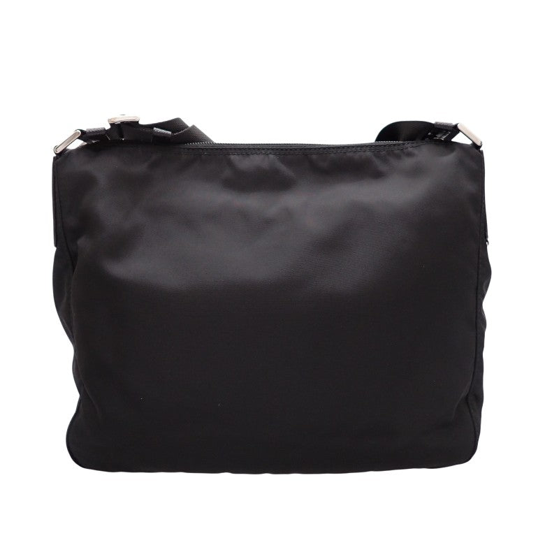 Prada Re-Nylon Bag 1BC421 Shoulder Bag Nylon Leather Black NERO Silver Hardware Women's Unisex [Used] [A Rank]