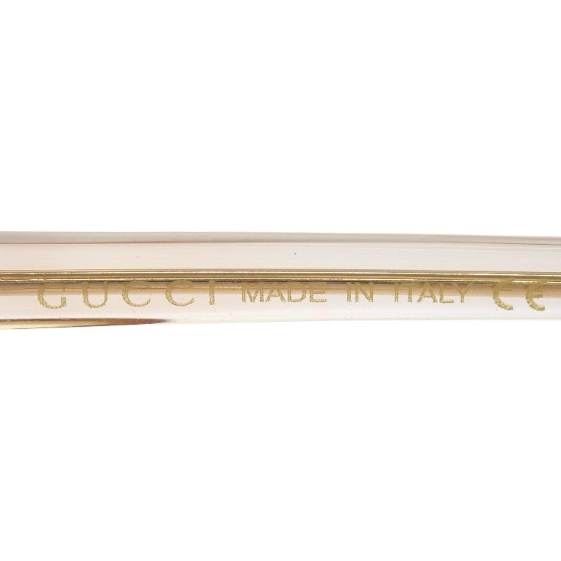 GUCCI GG Eyeglass Frames Clear Brown Tortoiseshell GG0485OA 52□20-145 Women's Men's Unisex [Used] [AB Rank]