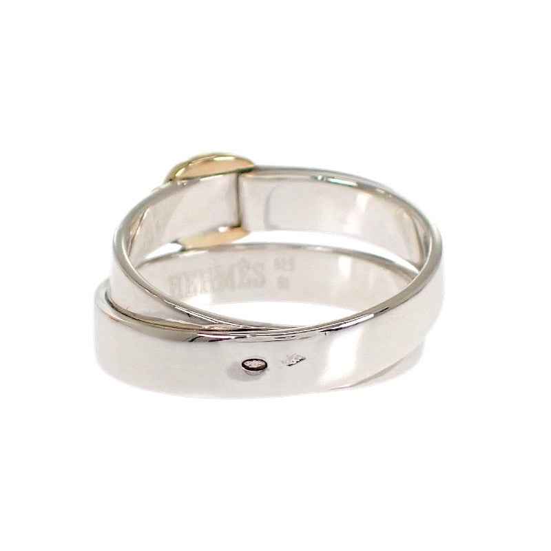 エルメス HERMES ダブルトゥルー リング シルバー925 K18イエロー