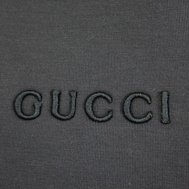 グッチ GUCCI エンブロイダリー付き ジャージー フーデッドスウェット