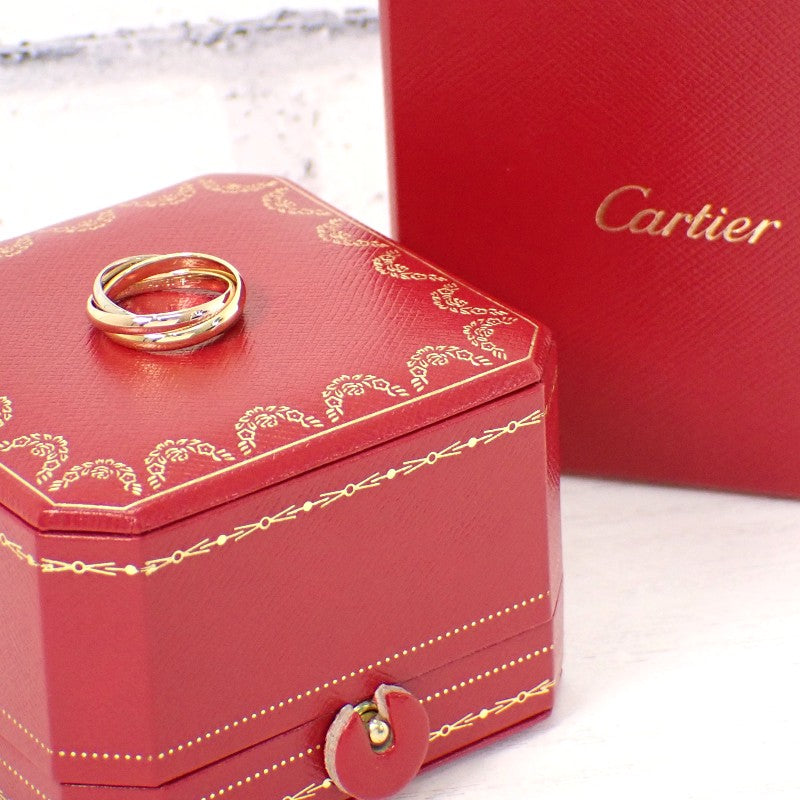 カルティエ CARTIER トリニティ 8号 B4235148 リング K18イエローゴールド K18ピンクゴールド K18ホワイトゴールド レディース【中古】【Aランク】