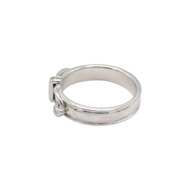 エルメス HERMES サンチュール ベルト 実寸17号 リング 指輪 保存箱付属 シルバー925 メンズ【中古】【Aランク】 エルメス HERMES サンチュール ベルト 17号 リング シルバー925 メンズ