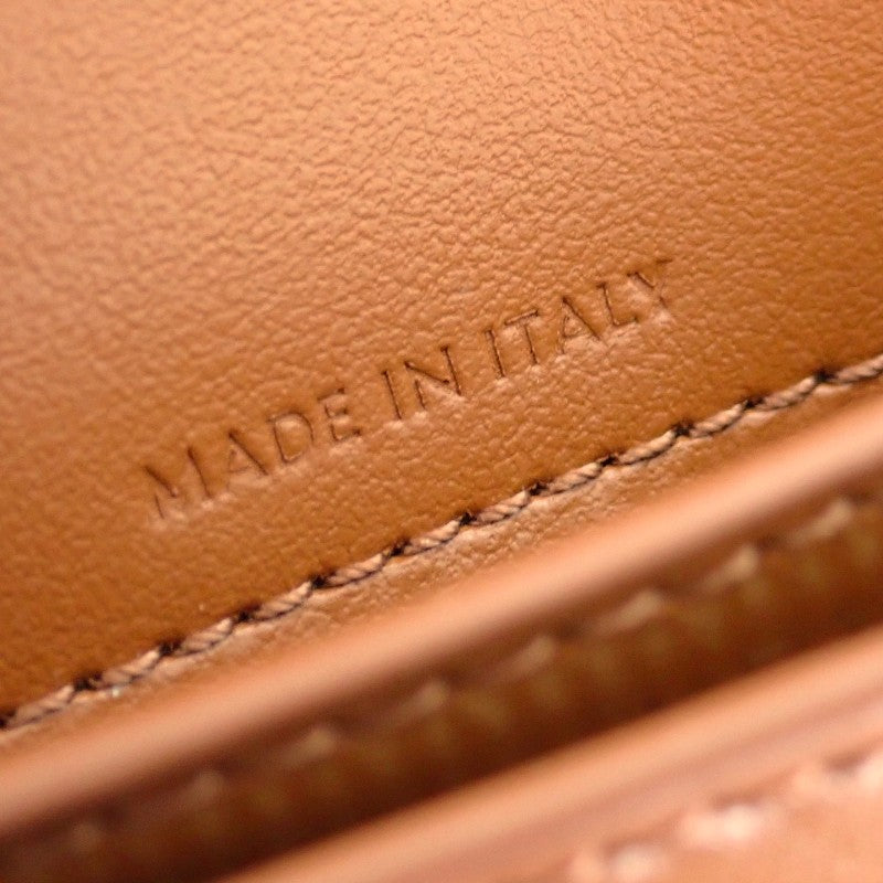 セリーヌ CELINE トリオンフ コンパクト ウォレット 10K622CQH.04LU 二つ折り財布 トリオンフキャンバス タン ブラウン系 レディース【中古】【Aランク】