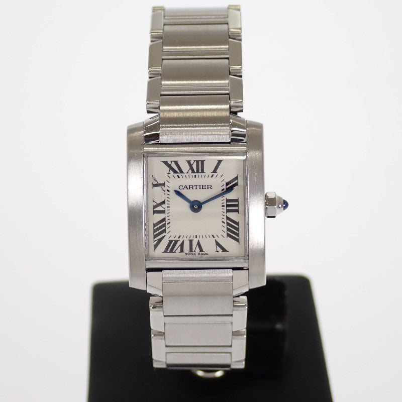 カルティエ CARTIER タンクフランセーズSM W51008Q3 腕時計 ステンレス