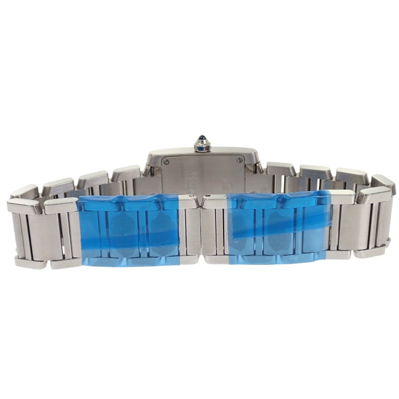 カルティエ CARTIER タンクフランセーズSM W51008Q3 腕時計 ステンレススチール クオーツ シルバー文字盤 レディース【中古】【Aランク】