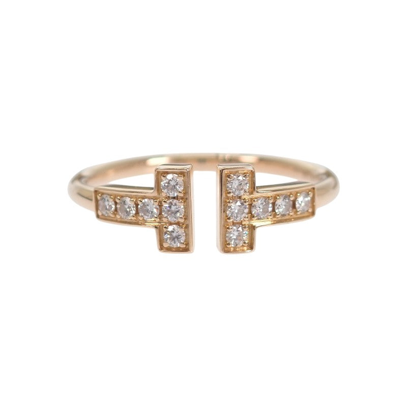 ティファニー TIFFANY&Co. Tワイヤー 10号 60147315 リング K18ピンクゴールド ダイヤモンド レディース【中古】【Aランク】