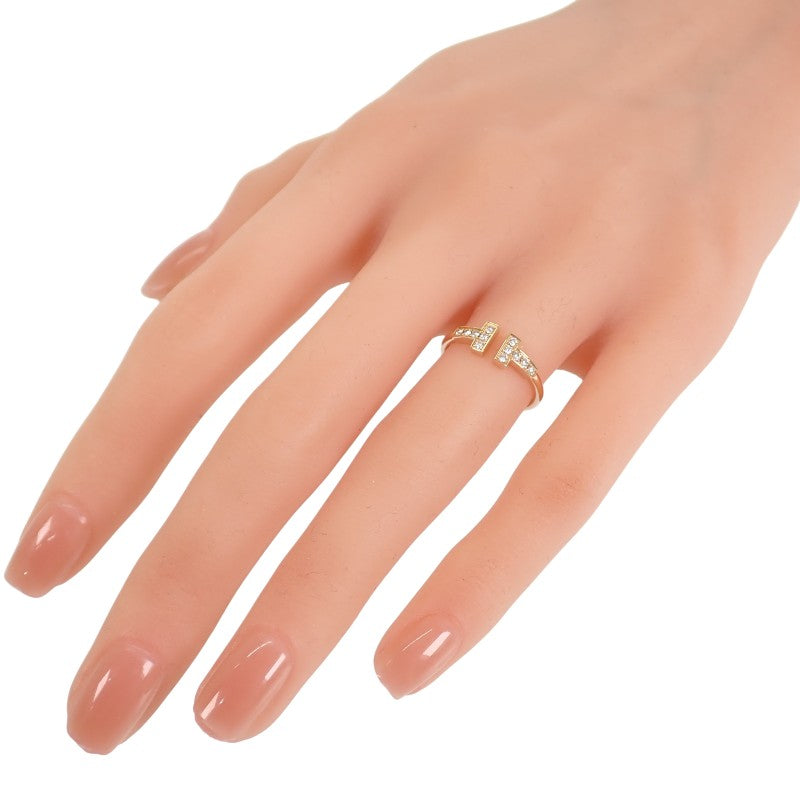 ティファニー TIFFANY&Co. Tワイヤー 10号 60147315 リング K18ピンクゴールド ダイヤモンド レディース【中古】【Aランク】