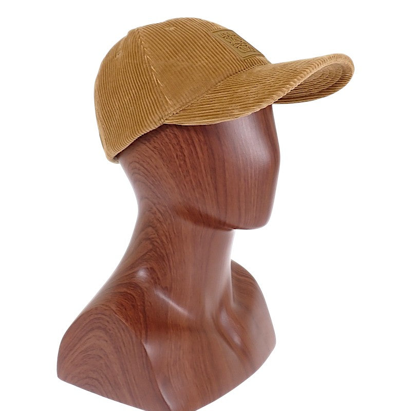 LOEWE Anagram Patch Cap K820358X22 Cap Cotton Beige Men's Women's [Used] [A Rank]