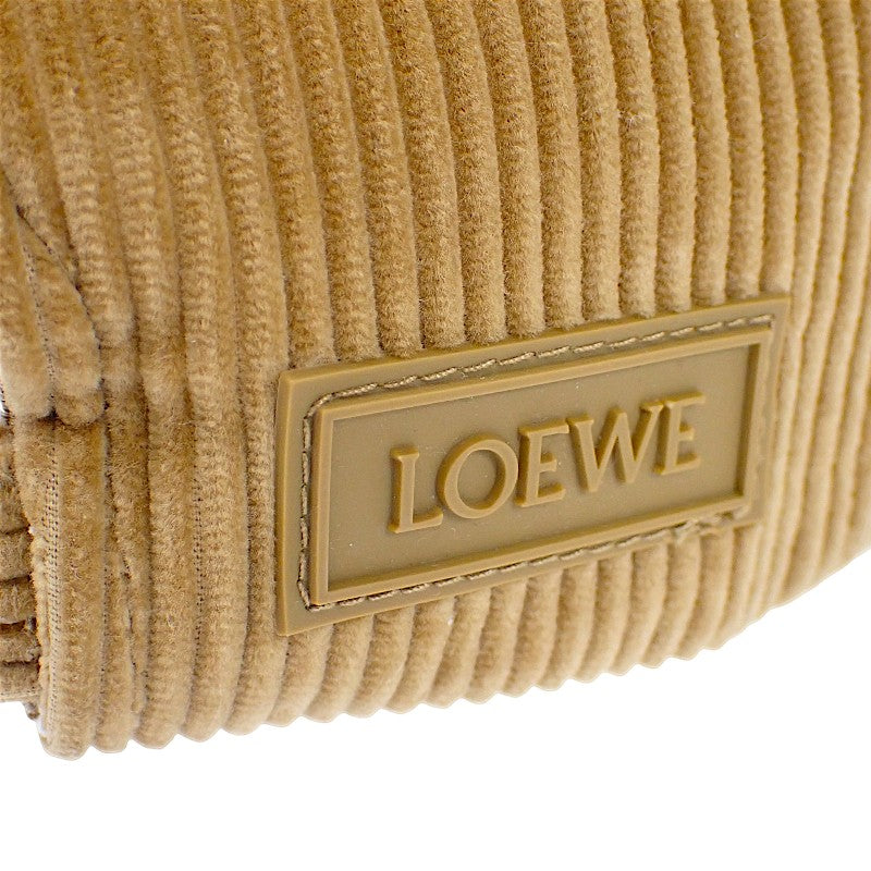 LOEWE Anagram Patch Cap K820358X22 Cap Cotton Beige Men's Women's [Used] [A Rank]