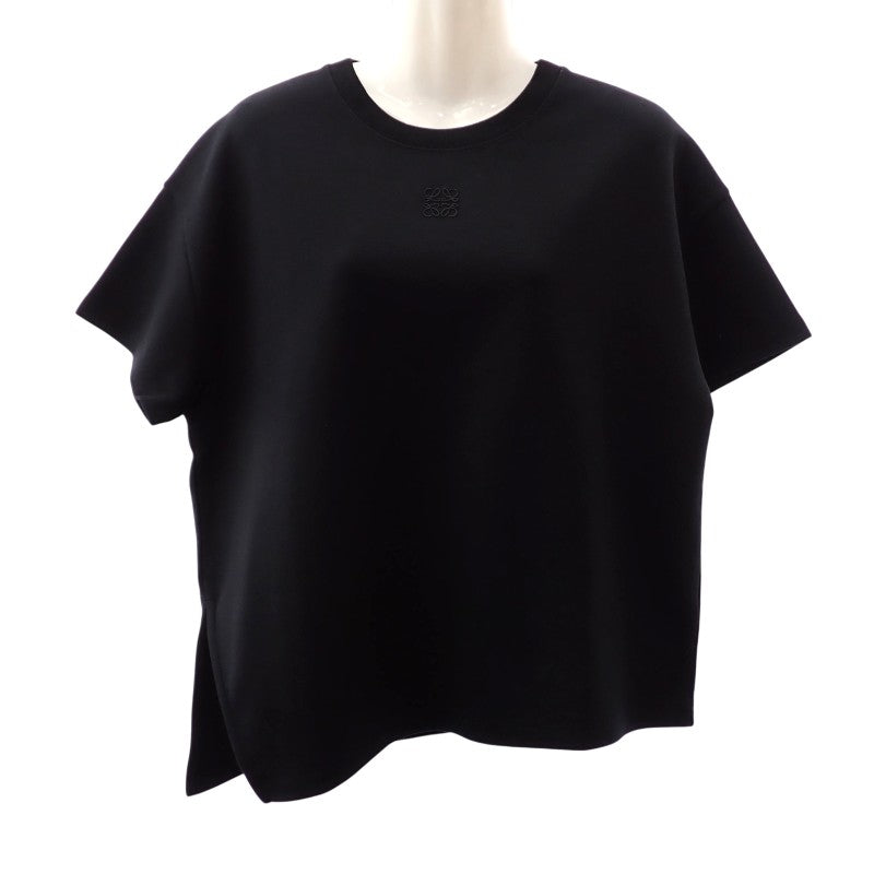 ロエベ LOEWE アシンメトリー Tシャツ L S540Y22X59 半袖Ｔシャツ コットン ナイロン ブラック メンズ【中古】【SAランク】