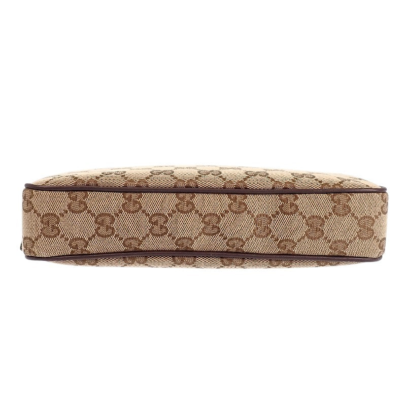 Gucci Small Crossbody Bag 834802 Body Bag Shoulder Bag Second Bag GG Canvas Beige Dark Brown Men's Women's [Used] [A Rank]
